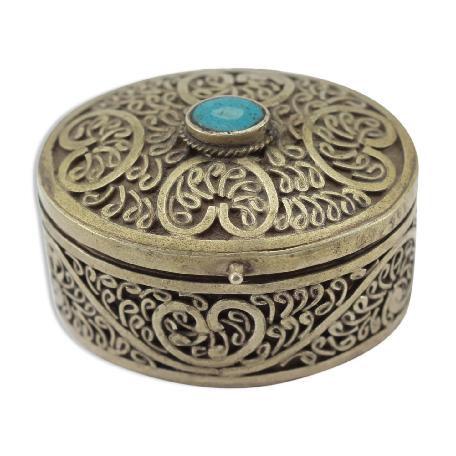 Ethnic filigree jewelry box