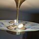 Art Deco Chandelier Loys Lucha enamelled glass