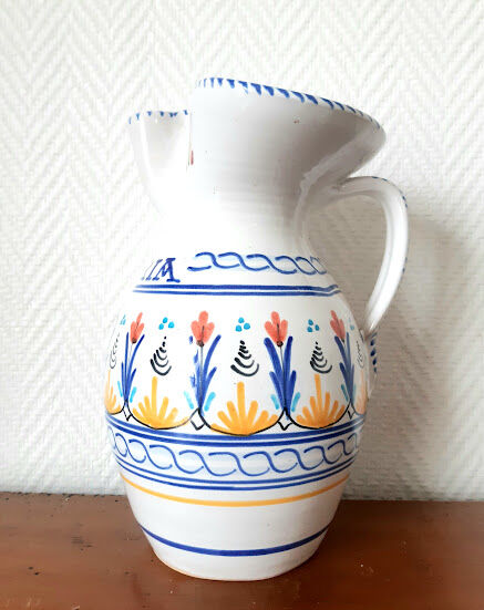 Ceramic sangria pitcher from Toledo