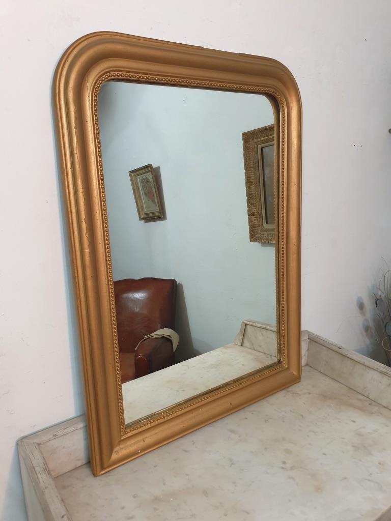 Louis Philippe mirror - Golden mirror - Old mirror
