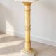 Pedestal / decorative column in alabaster