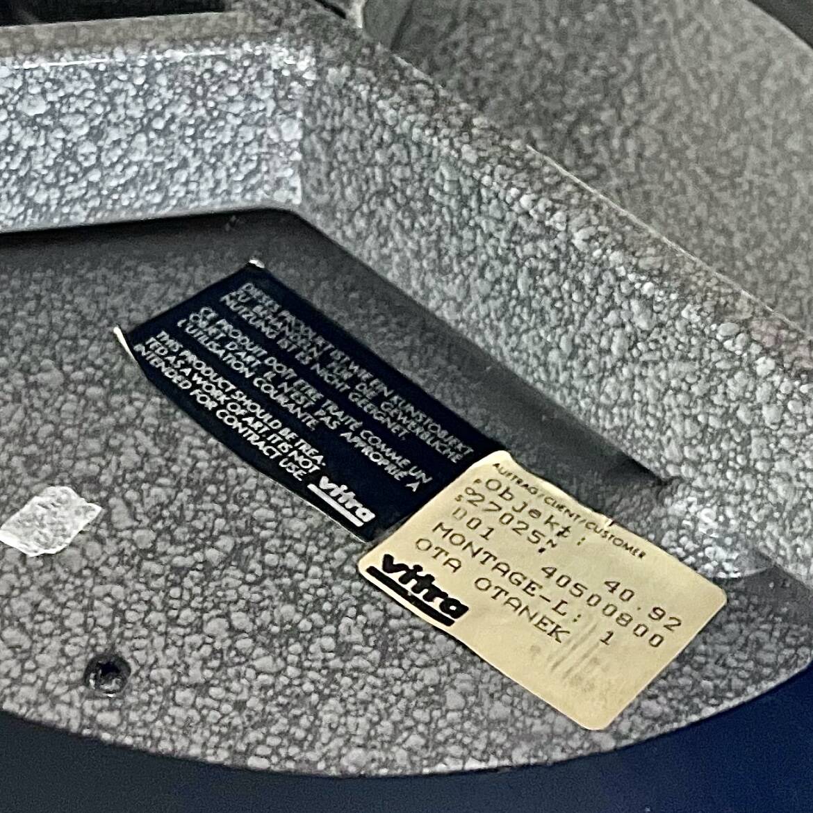 Ota otanek chair designed by borek sipek for vitra