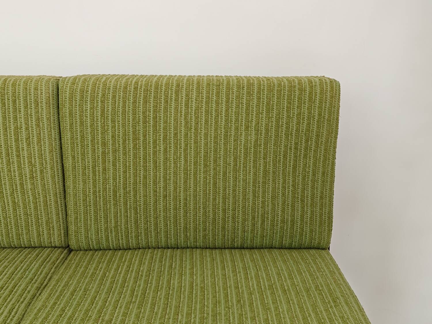 Jitona Sobeslav 1970s Green Fabric Folding Sofa