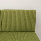 Jitona Sobeslav 1970s Green Fabric Folding Sofa