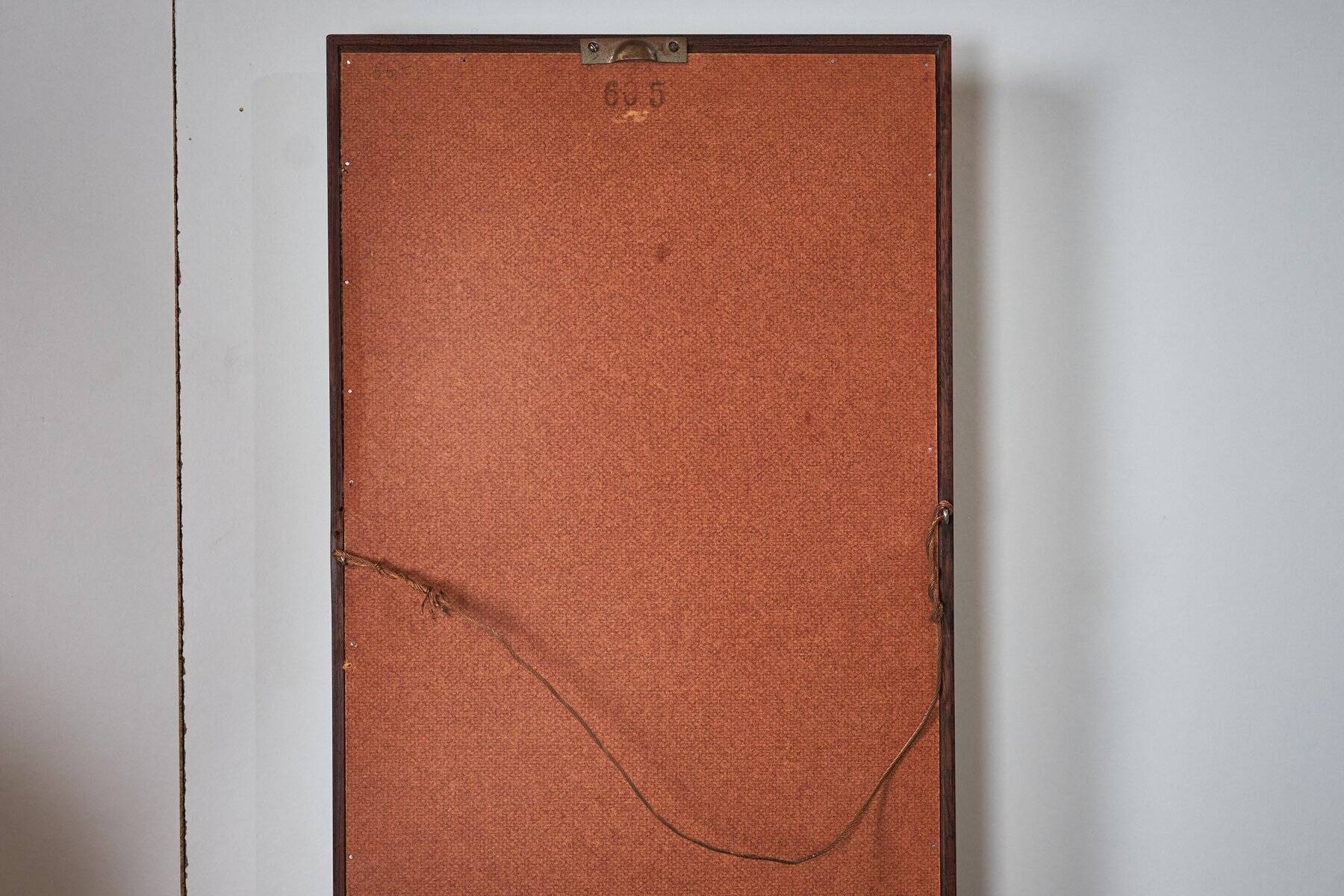 Mid-Century Mirror with Rosewood Frame, Denmark, 1960s