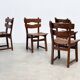 Set of four dining chairs by Dittmann & co