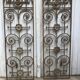 2 cast iron door grilles