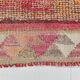 3x10 Turkish Red & Orange Vintage Runner Rug, 90x295Cm