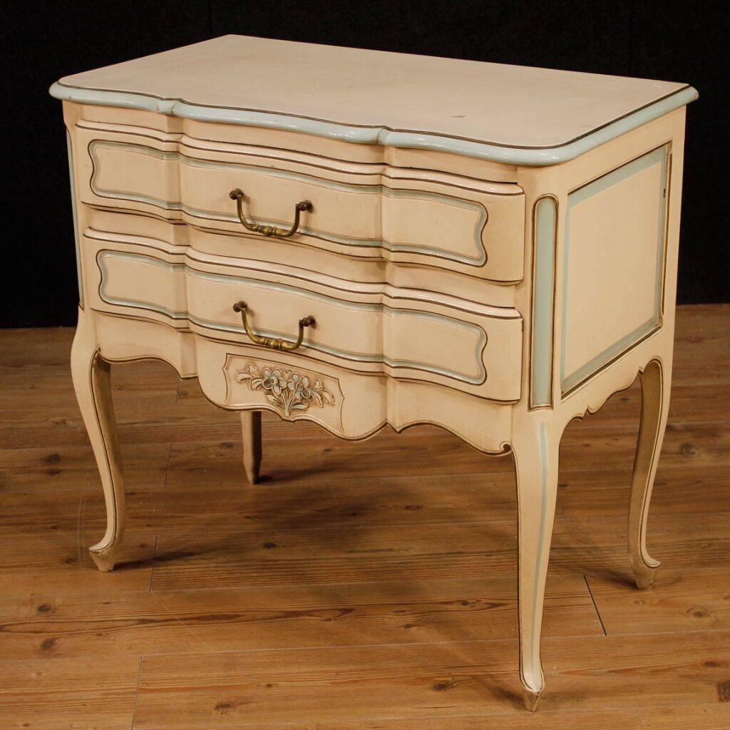French lacquered and painted dresser from XXth century