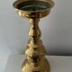 Antique candle holder in solid bronze