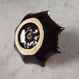 Red Vallauris ceramic umbrella dish from the 60s