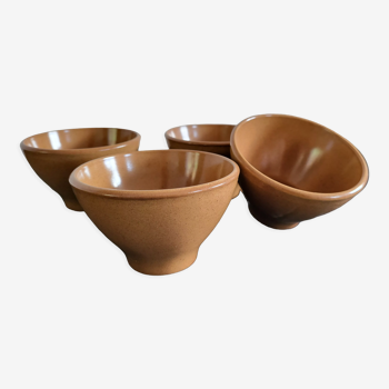 Series of 4 bowls in will
