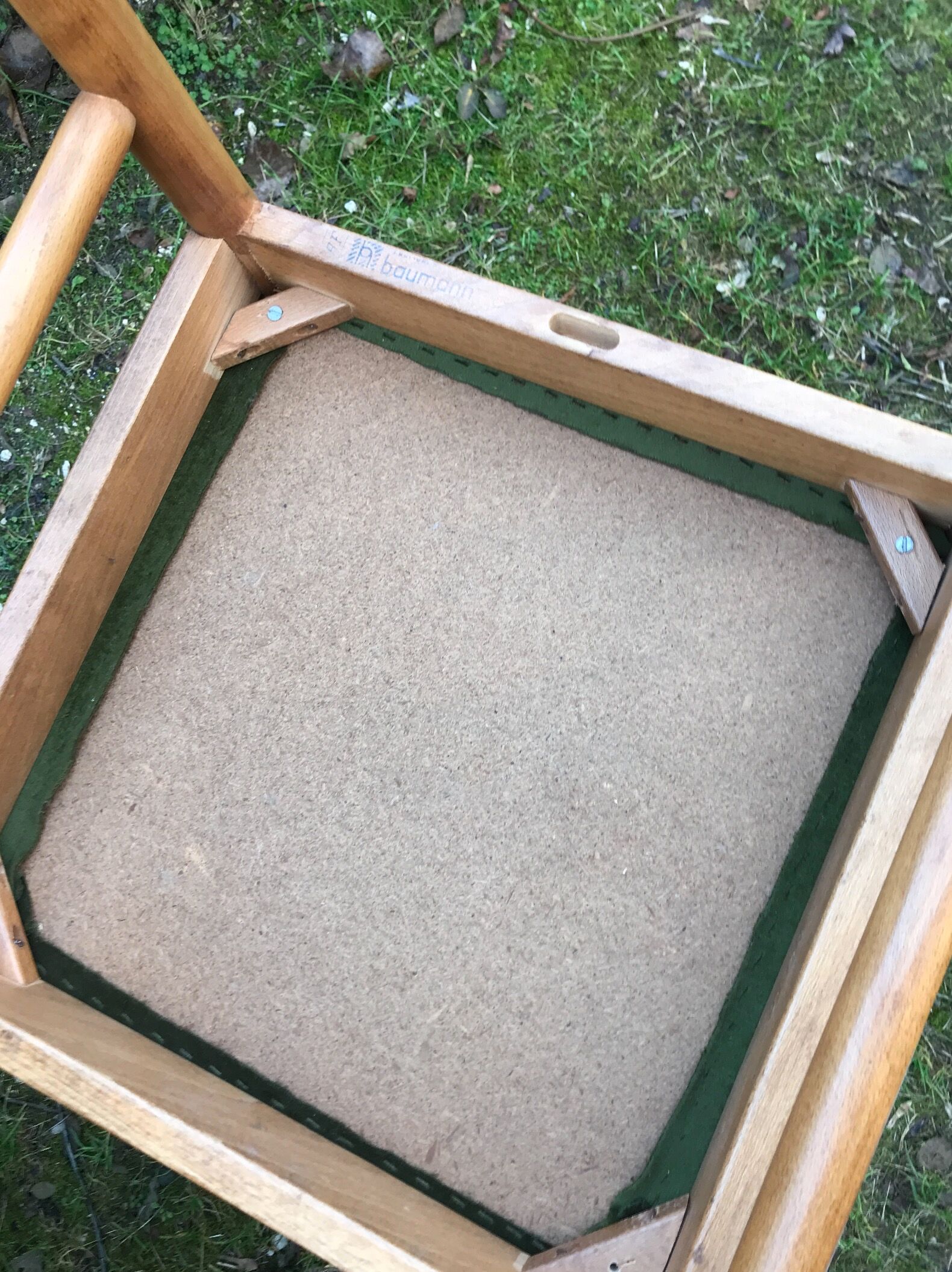 Set of 4 vintage Baumann chairs