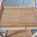 Rattan shelf