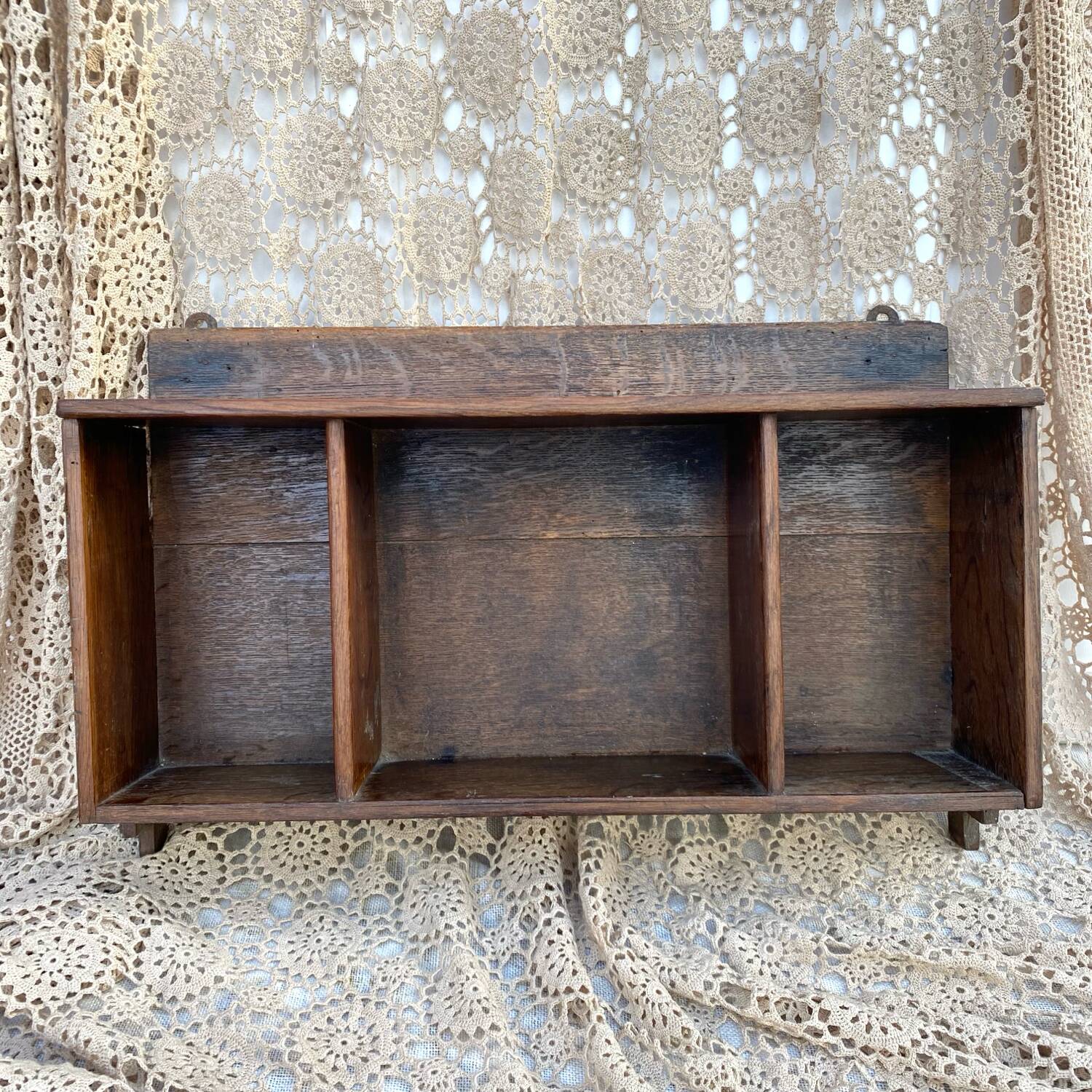 Antique wall shelf