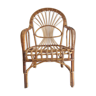 Armchair 60s rattan