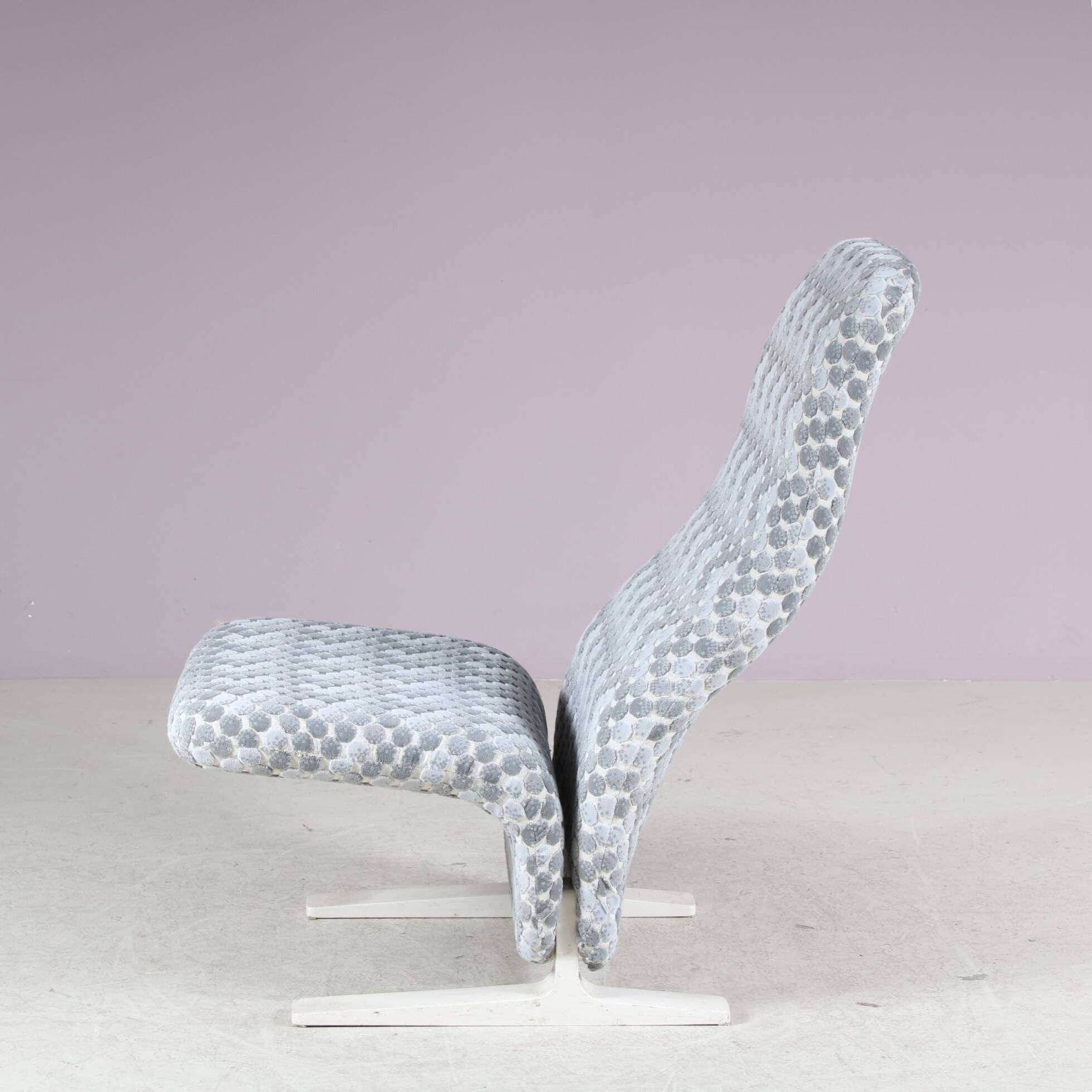 1970s “Concorde” Highback chair by Pierre Paulin for Artifort, Netherlands