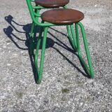 Pair of chair tubular design year 60