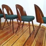 Set of four chairs, designed by A. Suman, Tatra Nabytok, Czechoslovakia, 60s