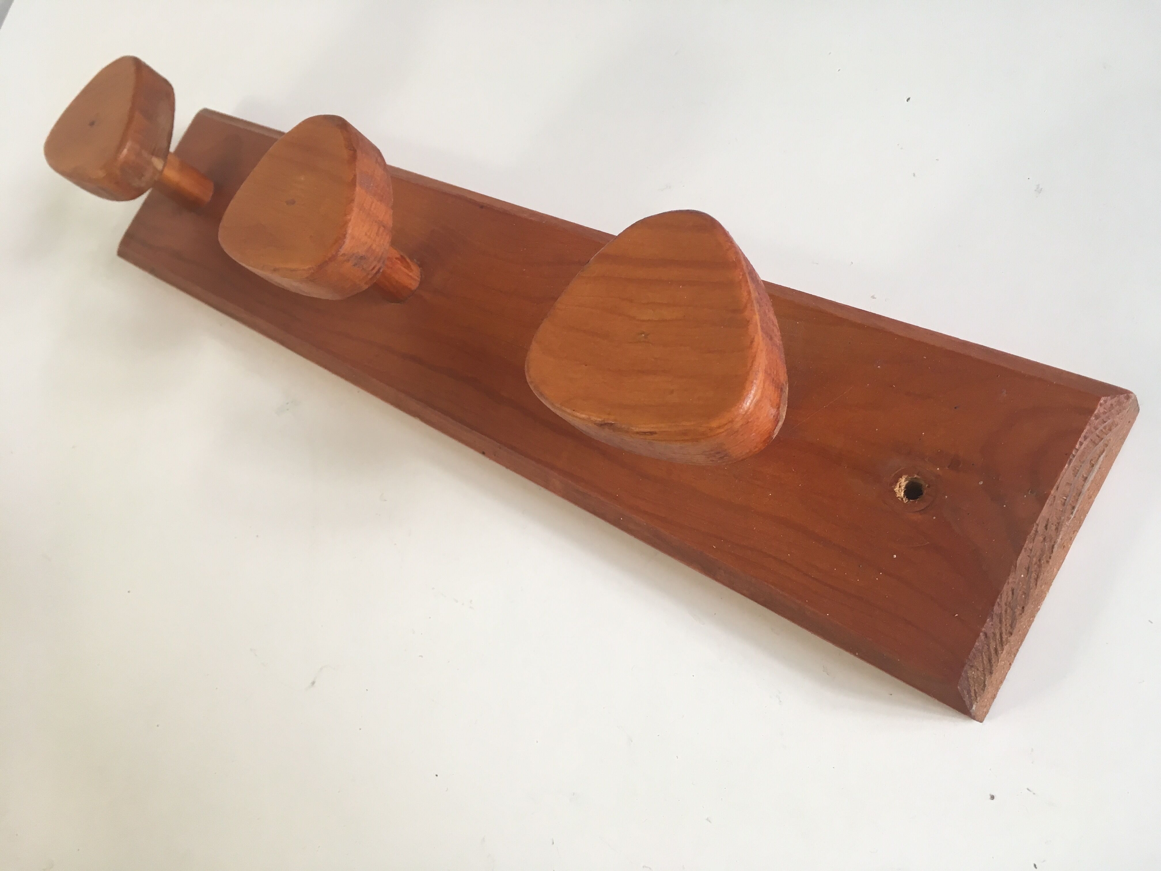 Wooden style Les Arcs coat hanger, 70s