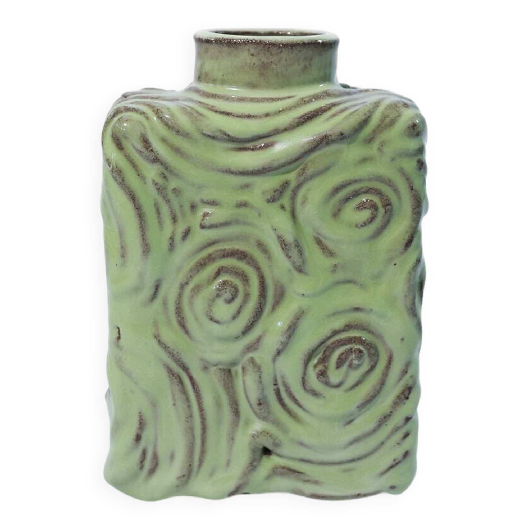 Psyche Small Mint Ceramic Vase