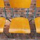 6 vintage school chairs