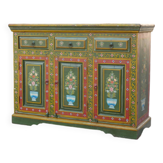 Vintage hand painted sideboard