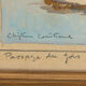Watercolor on paper Christian Couillaud Noirmoutier The Passage of the Twentieth Gois