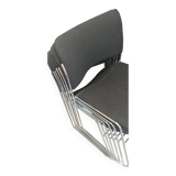 Set of 6 David Rowland chairs