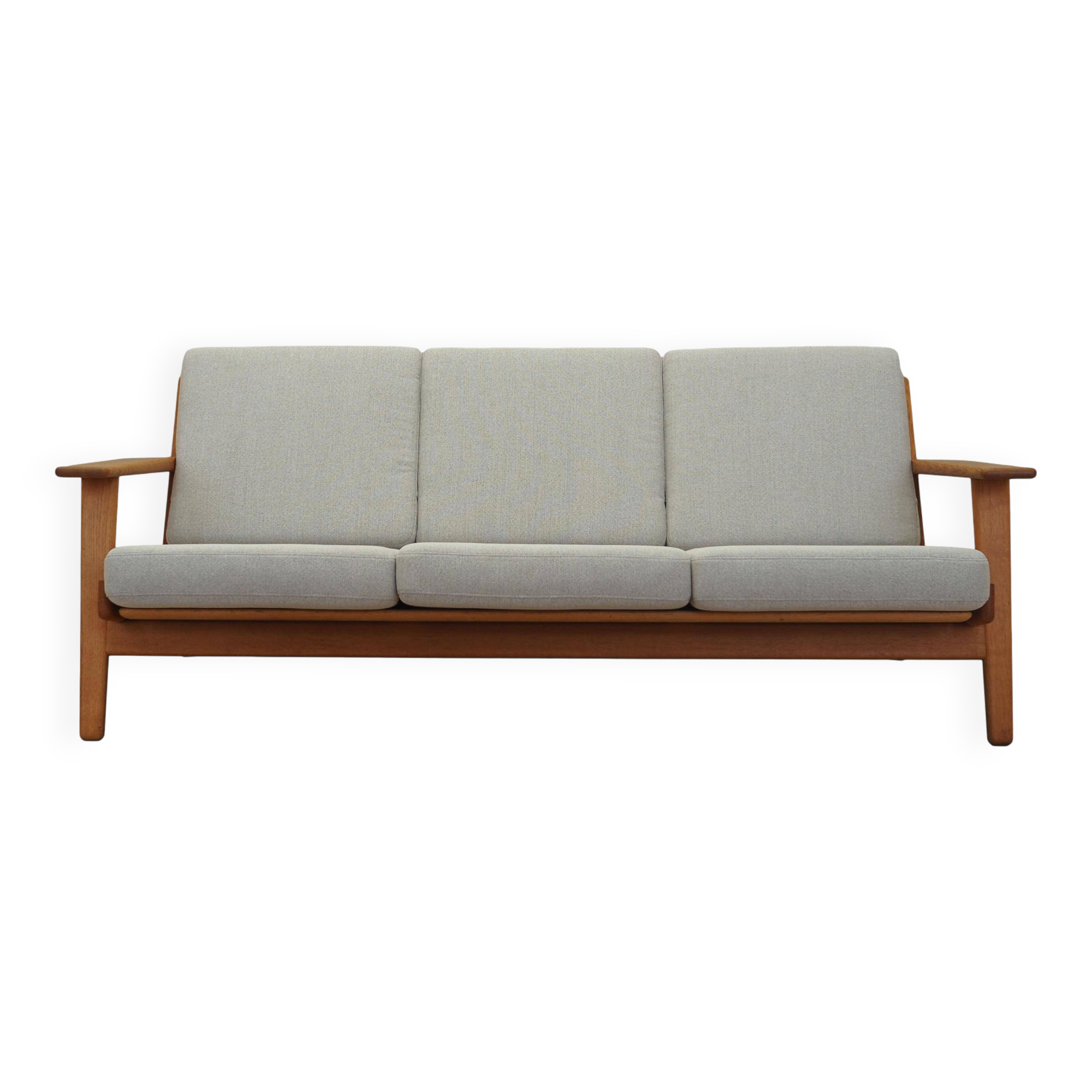 Oak sofa, Danish design, 1960s, designer: Hans J. Wegner, manufacturer: Get