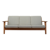 Canapé danois en chêne par Hans J. Wegner , années 1960