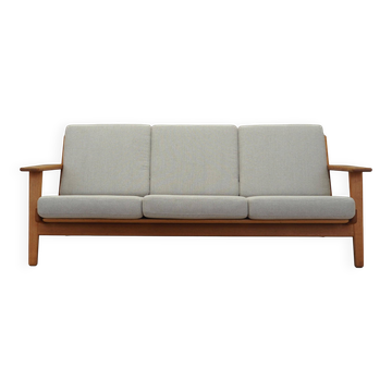 Oak sofa, Danish design, 1960s, designer: Hans J. Wegner, manufacturer: Get