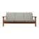 Oak sofa, Danish design, 1960s, designer: Hans J. Wegner, manufacturer: Get