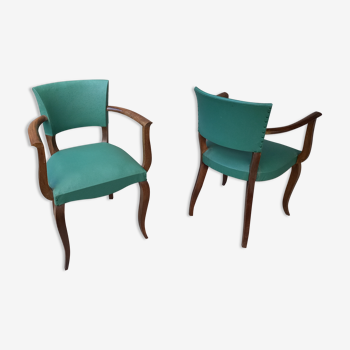 Pair of bridge chairs