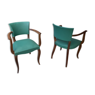 Pair of bridge chairs