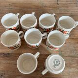 9 Pagnossin coffee cups