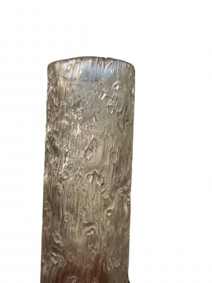 Metal and glass ceiling light