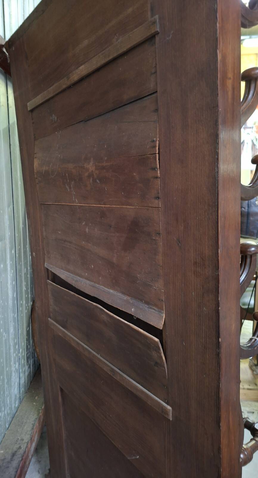 vestiaire d’entrée à miroir en noyer – XIXe siècle