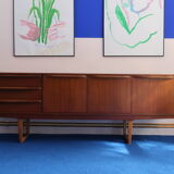 Teak sideboard of the 60s U-shaped base