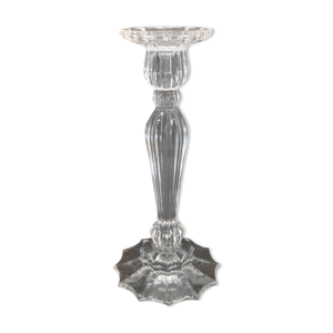 Bougeoir en cristal flambeau de