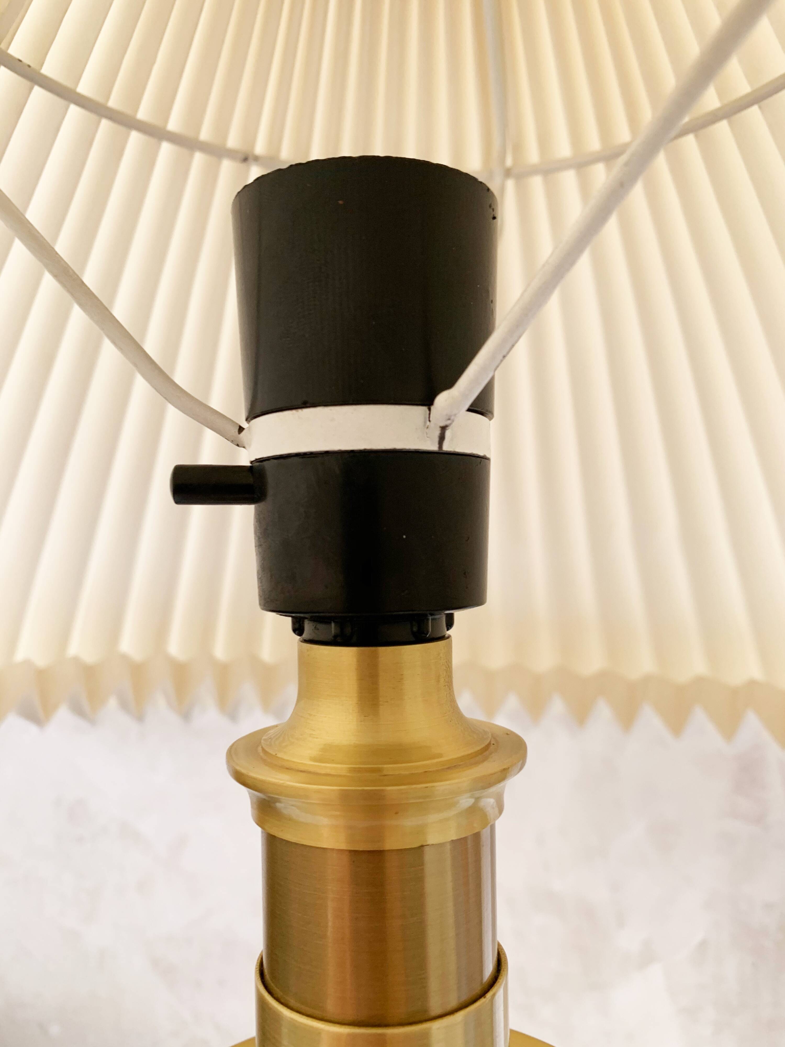 Le Klint, Telescopic Table Lamp Model 344 - Design Gunnar Billmann-Petersen - Brass Office Desk Lamp