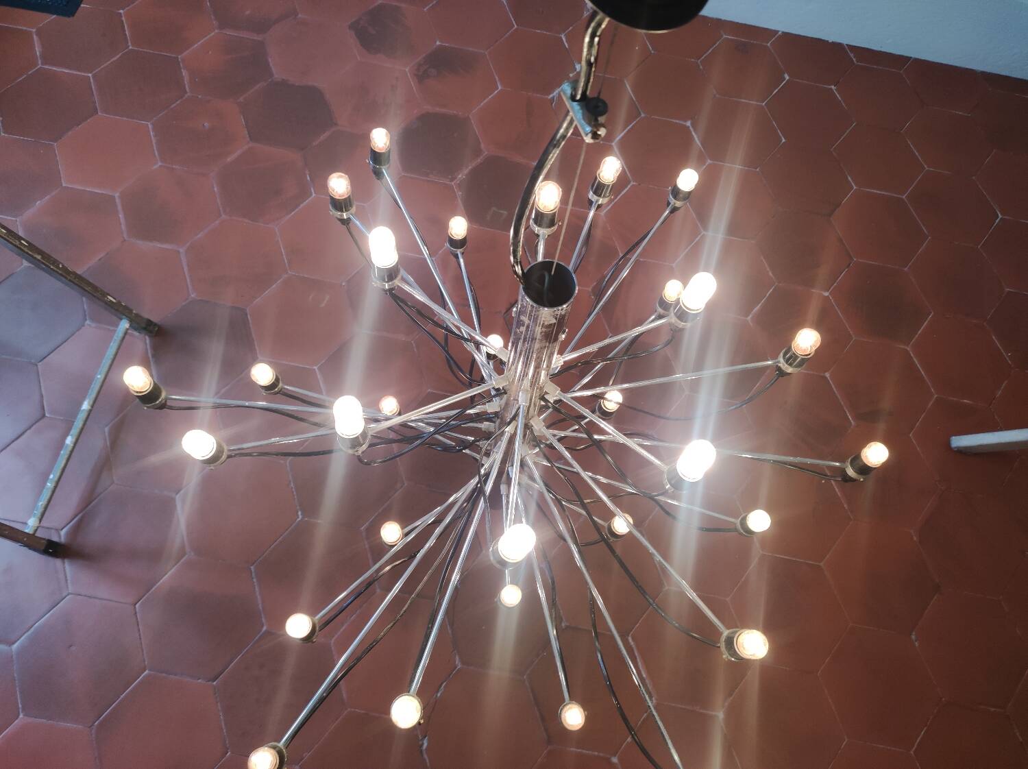 2097-30 bulb pendant light Gino Sarfatti from the 70s Arteluce