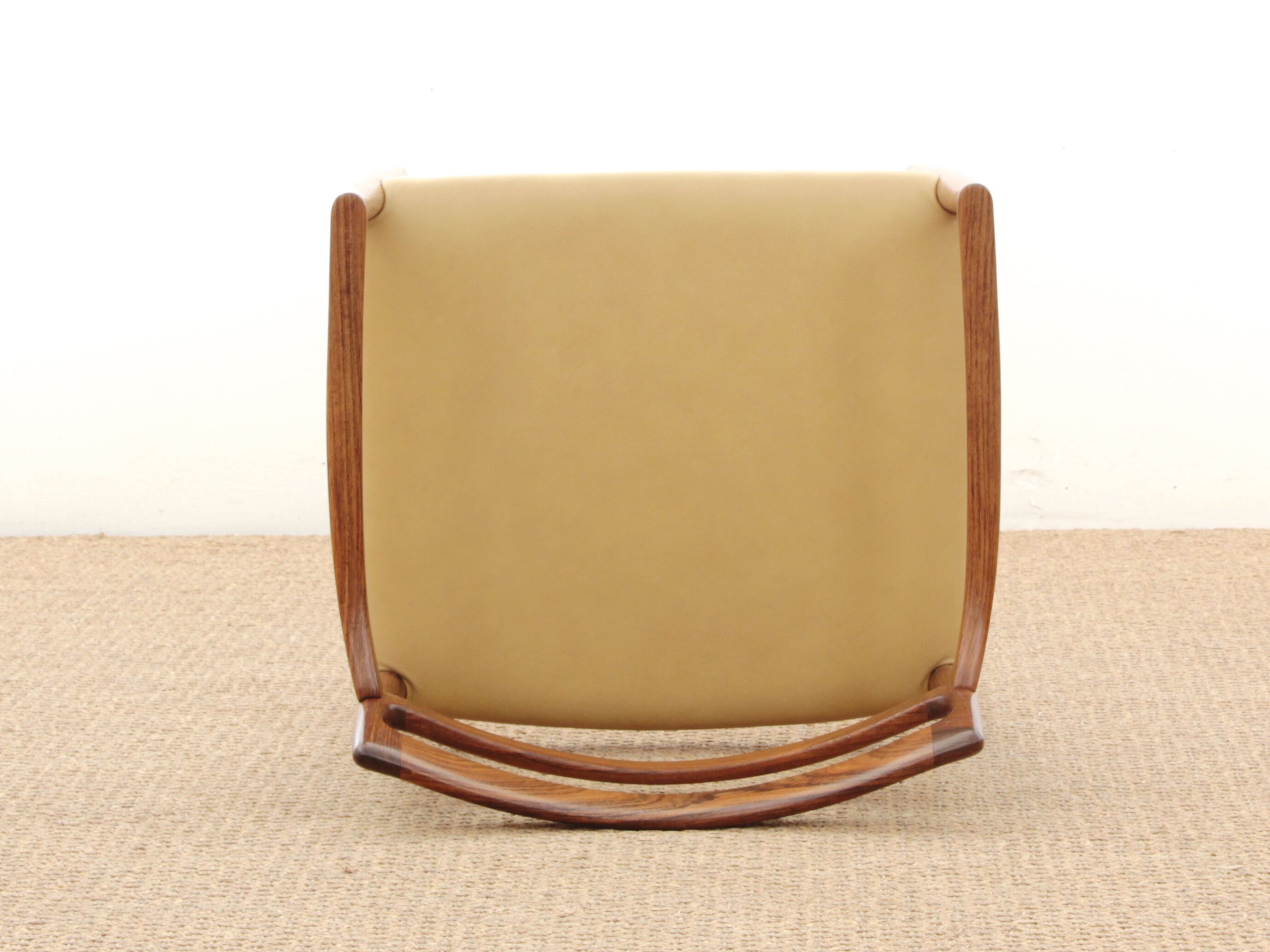 Scandinavian chair in rio rosewood