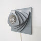 Mid-century grey metal wall light, The Netherlands 1960's