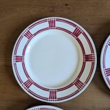 4 Badonviller dessert plates