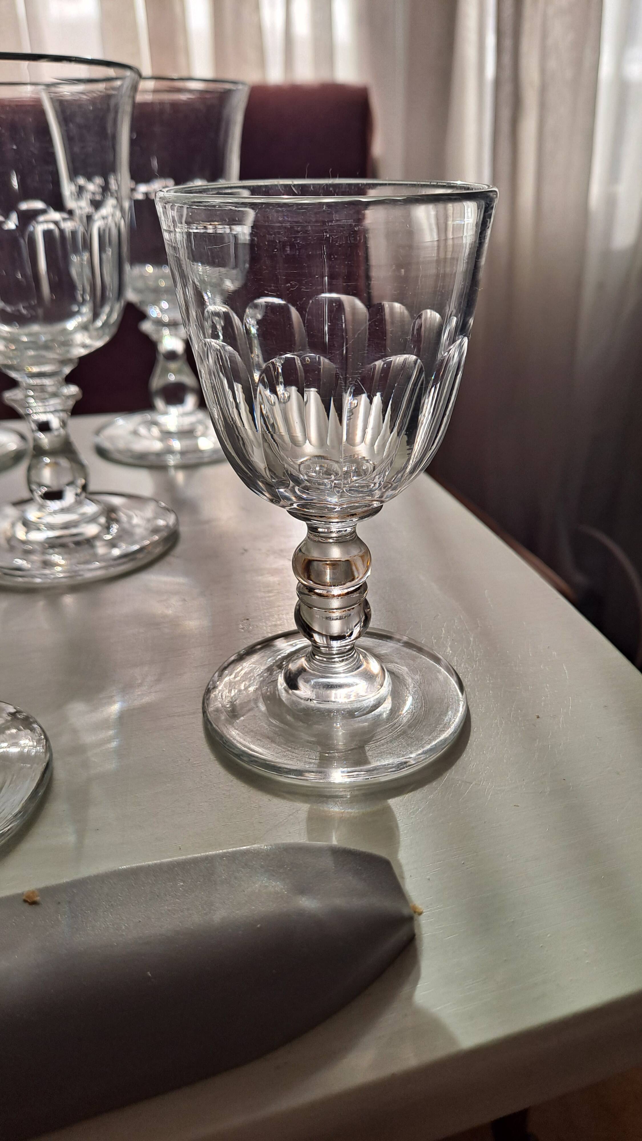 15 Verres baccarat model Chaulnes (water and wine)