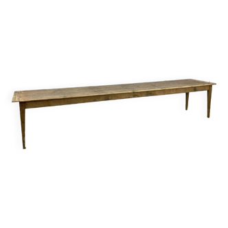 Table de guinguette en chêne et pin 400 cm