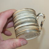 Set 4 vintage cups 60s Salins model Bessans