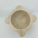 Large alabaster mortar with these two wooden pestles