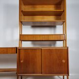 Vintage Desk, bookcase, chair by František Jirák, 1970s set of 3